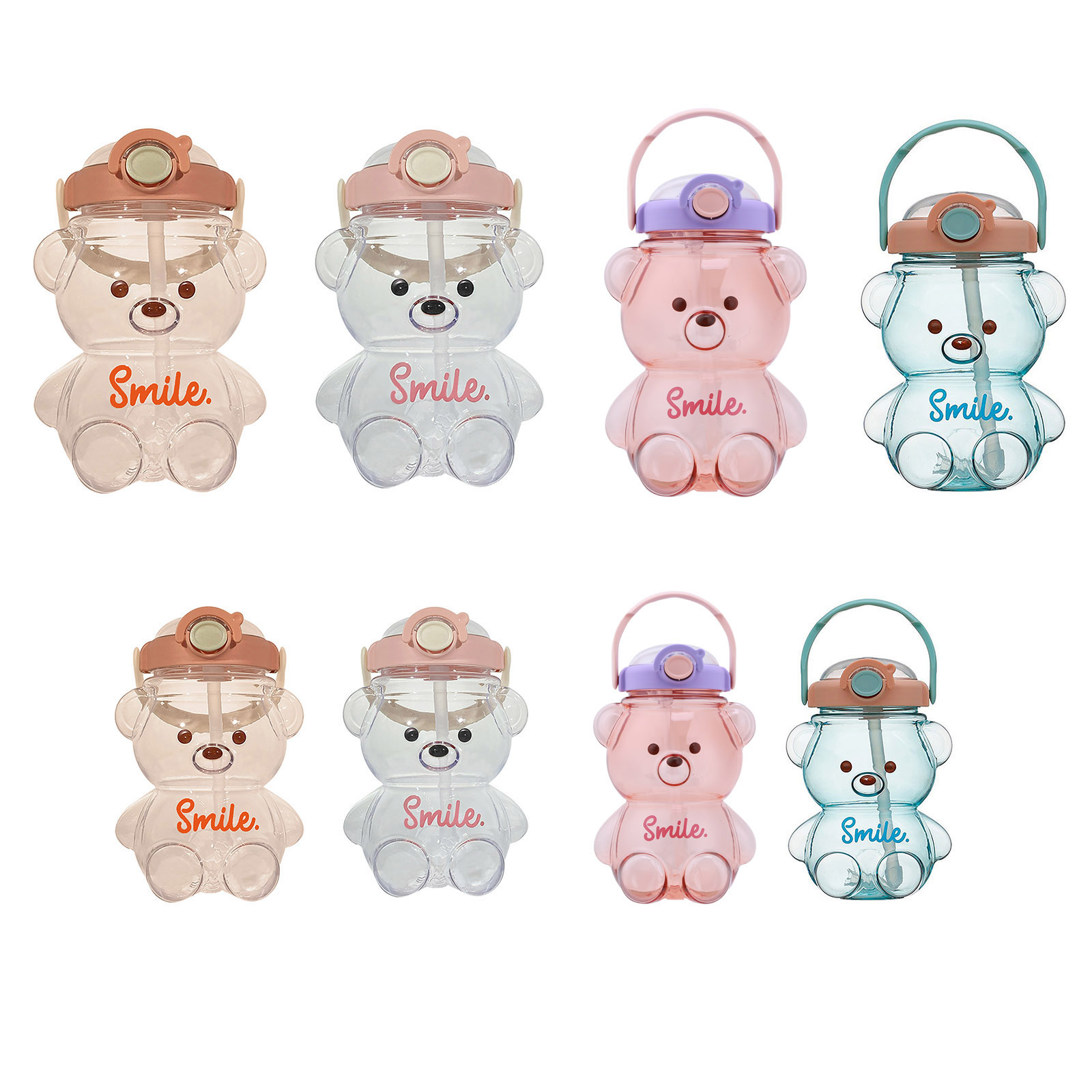 Travel Accessories For 4 Year Old - Copo com Canudo de Grande Capacidade,