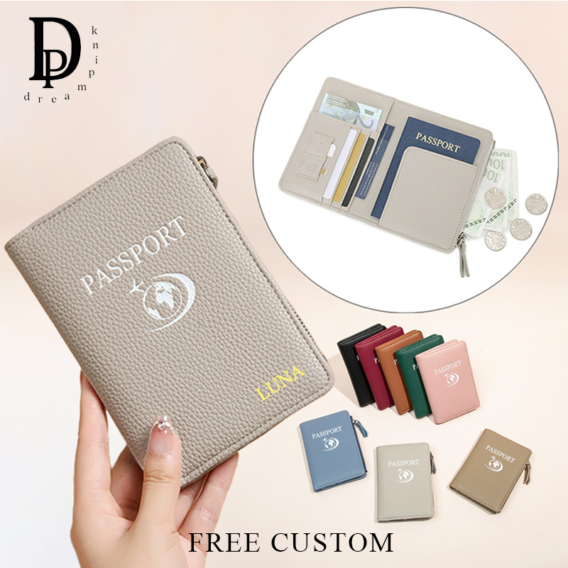 Travel Accessories Passport Holder - Porta-Passaporte Personalizado para Mulheres com RFID