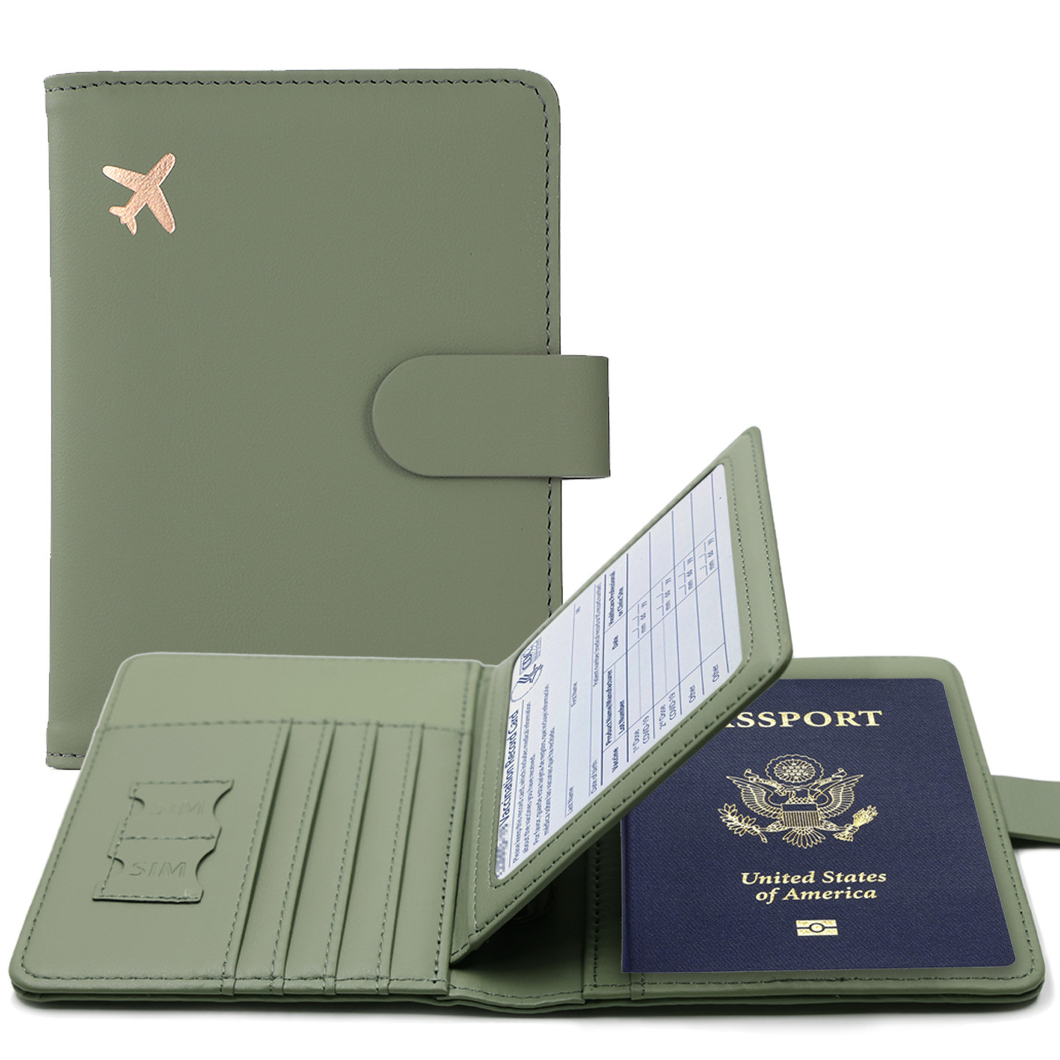 Travel Accessories Passport Holder - Capa para passaporte rfid, porta-passaporte multifuncional,