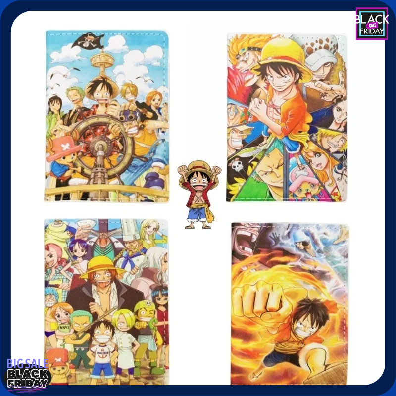 Travel Accessories For Japan Trip - Porta-passaporte de anime One Piece, capa