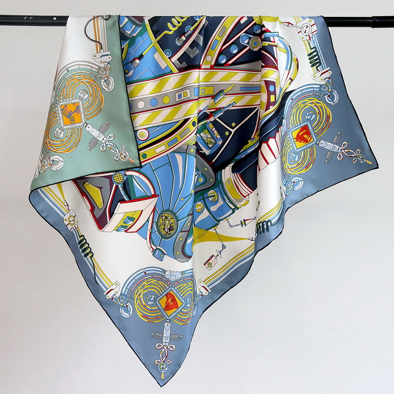 Travel Accessories Designer - Lenço de Seda 18MM Feminino, Bandanas