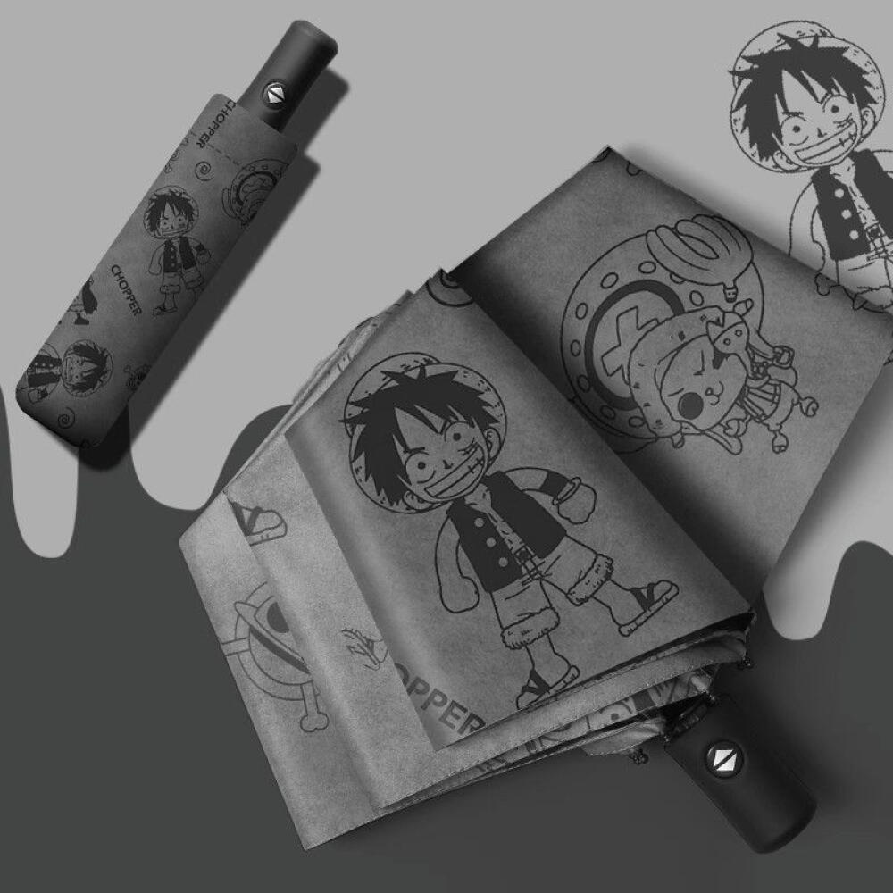Travel Umbrella Compact - Guarda-chuva Automático Dobrável Anime One Piece