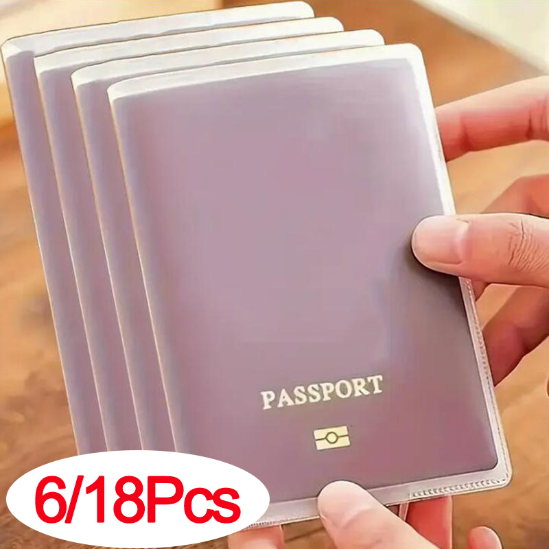 Travel Accessories Passport Holder - 6/18 pçs capa de passaporte saco