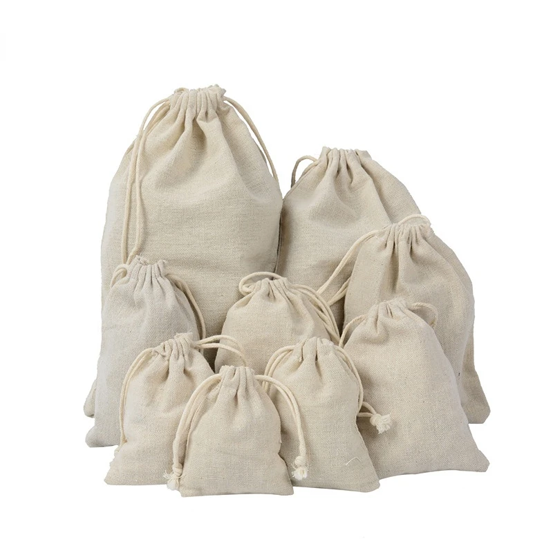 Travel Jewellery & Accessories Organiser - Sacos de armazenamento de linho de