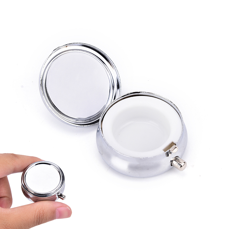 Travel Jewellery & Accessories Organiser - Caixa de comprimidos de metal para