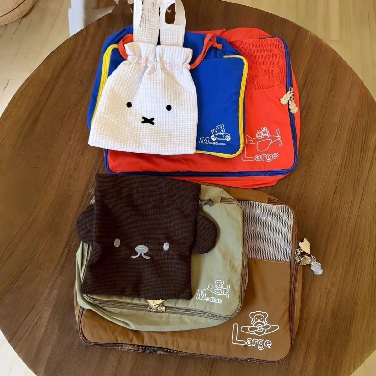 Travel Accessories For Japan Trip - Conjunto de 3 Peças de Bolsas