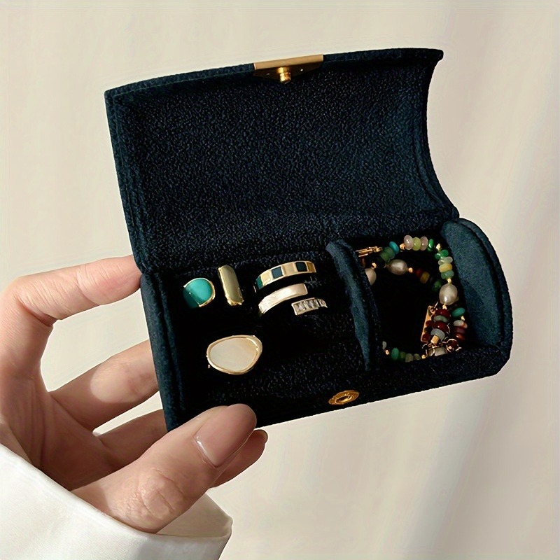 Travel Jewellery & Accessories Organiser - Caixa de Armazenamento de Joias de