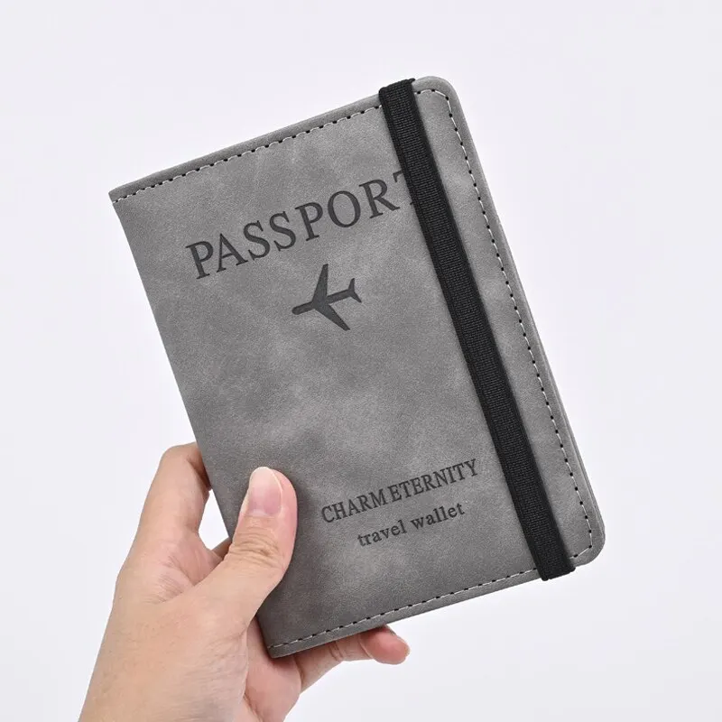 Travel Accessories Passport Holder - PU Leather Hand Carry Carteira para