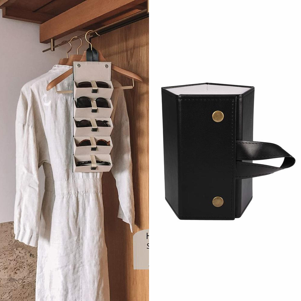 Travel Accessories Ideas - Suporte de óculos para armazenamento de