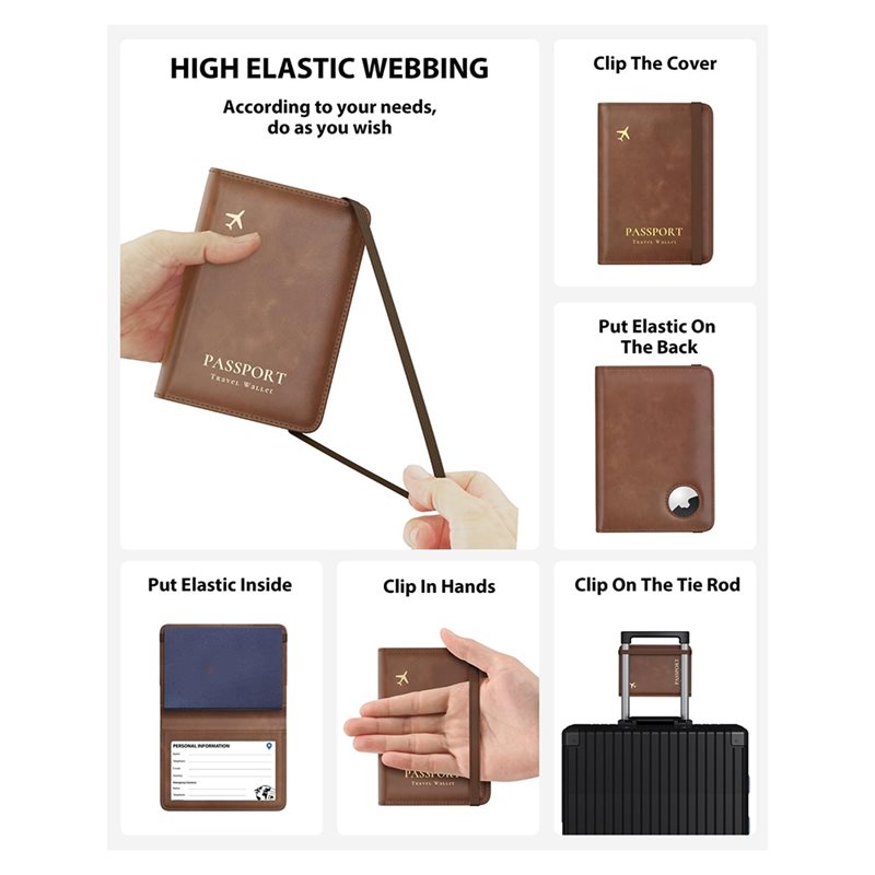Porta-passaporte ABRT com bloq - Travel Accessories Passport Holder avaliação e preço