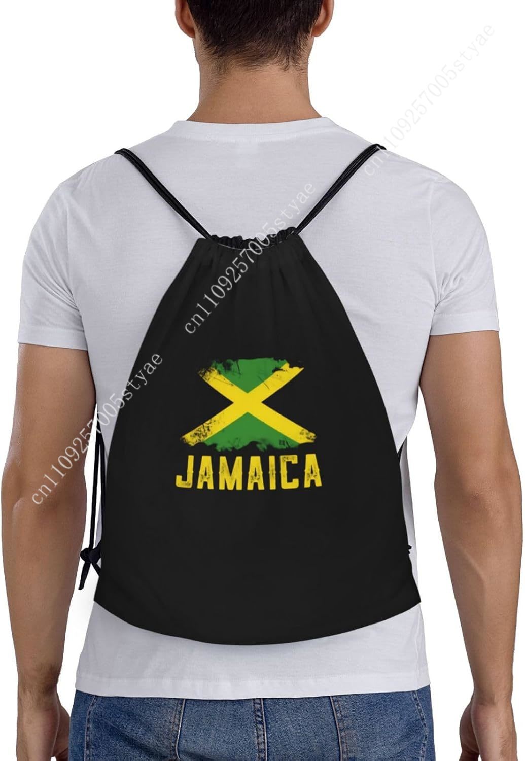 Jamaica bandeira saco de cordã - Travel Yoga Accessories avaliação e preço