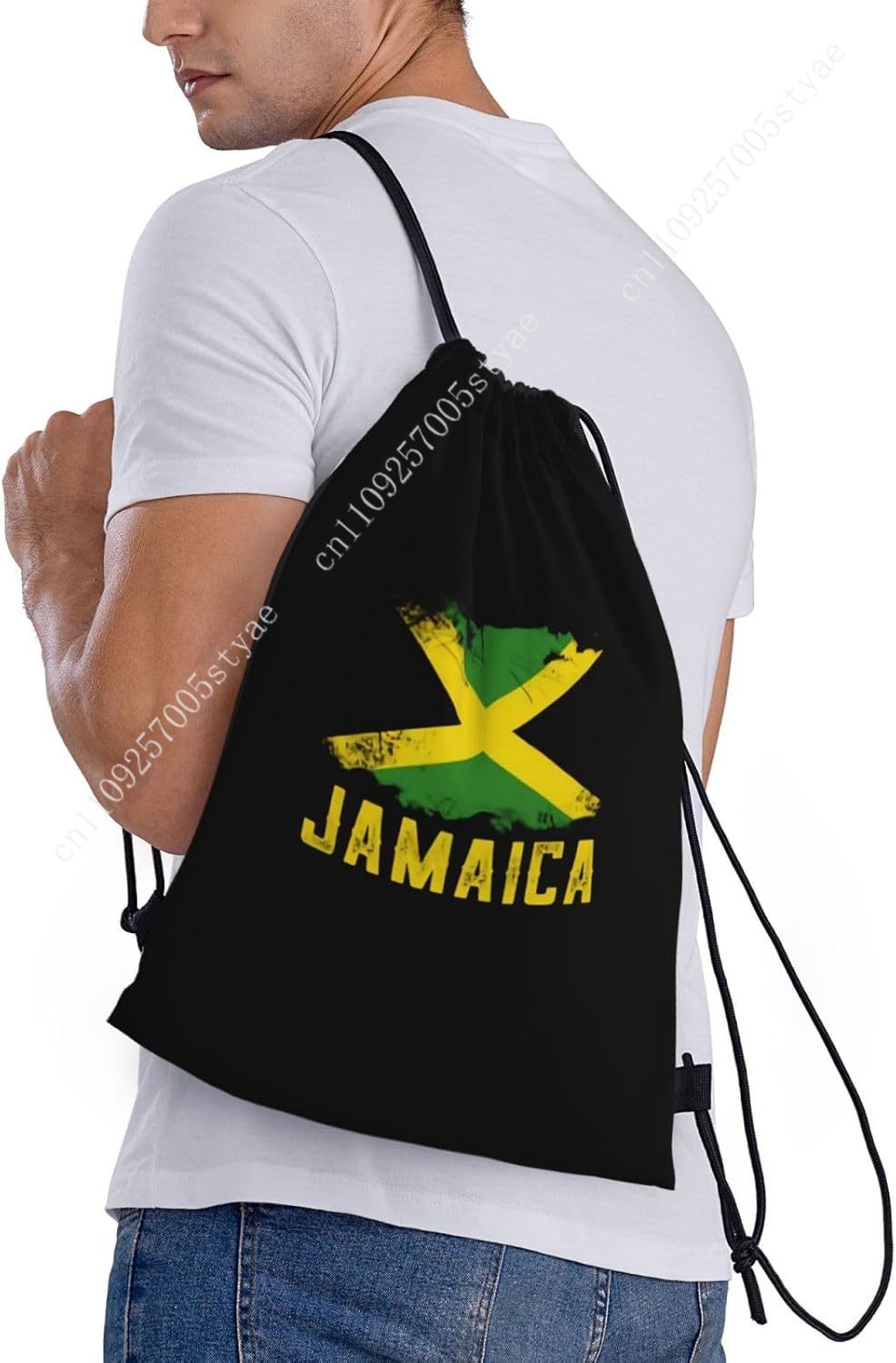 Jamaica bandeira saco de cordã - Travel Yoga Accessories avaliação e preço