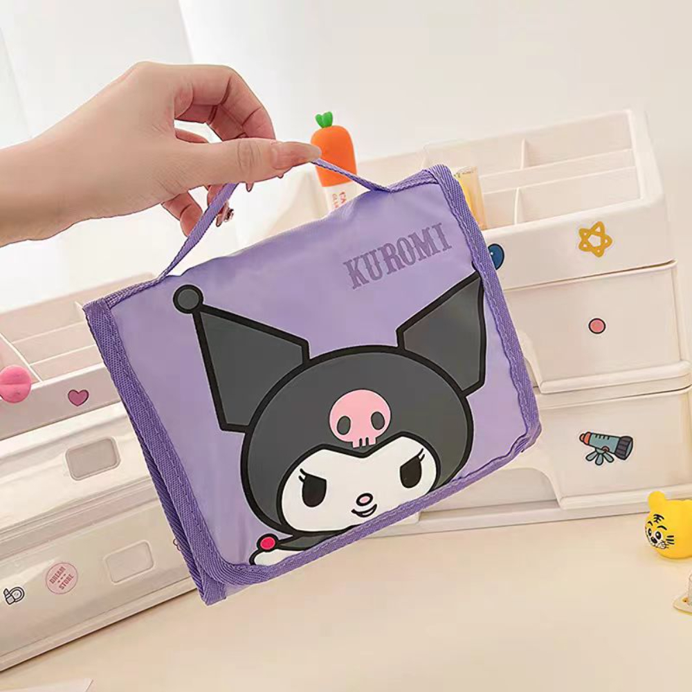 Bolsa de maquiagem dobrável ge - Travel Accessories For Japan Trip avaliação e preço