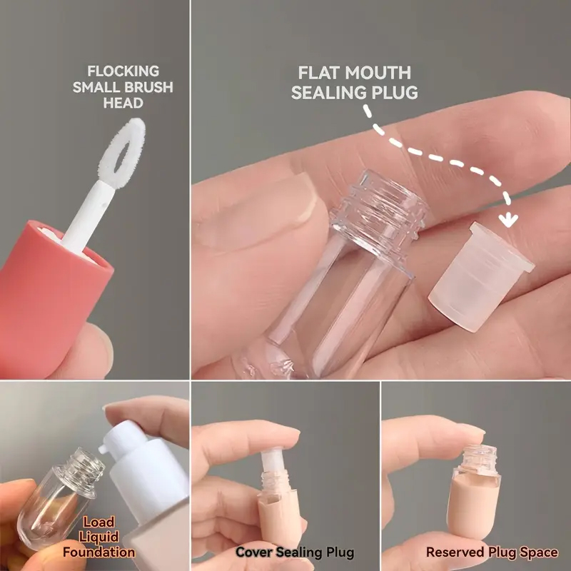 Mini tubo vazio para brilho la - Travel Accessories Youtube avaliação e preço