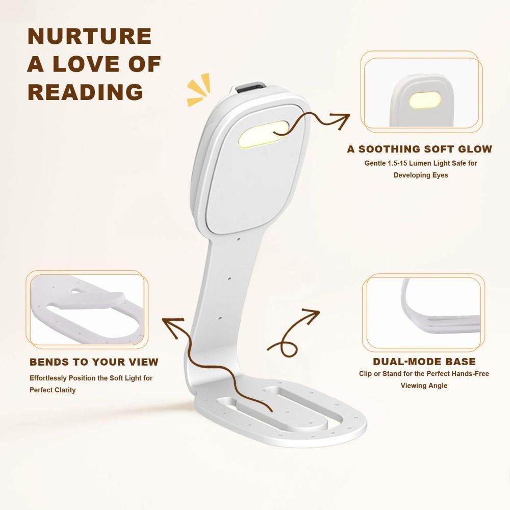 Luz de Leitura 2 em 1 com Clip - Travel Reading Accessories avaliação e preço