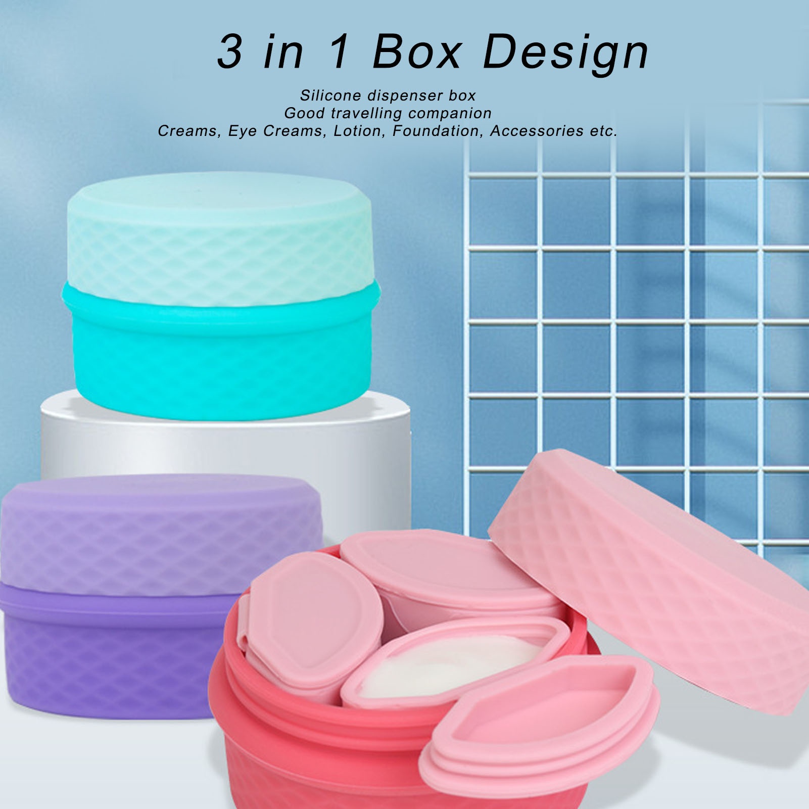 Dispensador de Maquiagem em Si - Travel Jewellery & Accessories Organiser avaliação e preço