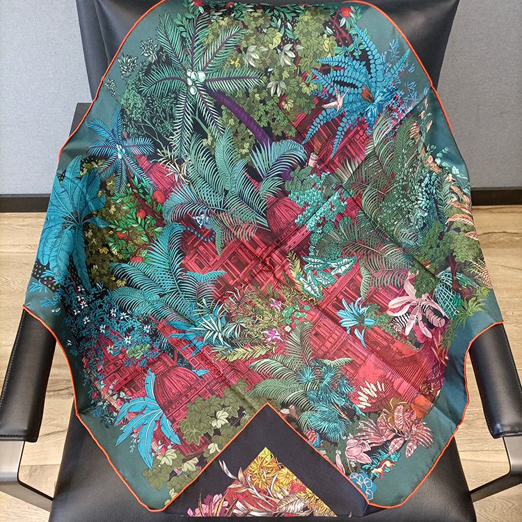 Lenço de Seda 90CM Feminino co - Travel Accessories Designer avaliação e preço