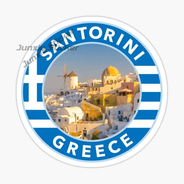 Adesivos para Carro SANTORINI  - Travel Accessories Greece avaliação e preço