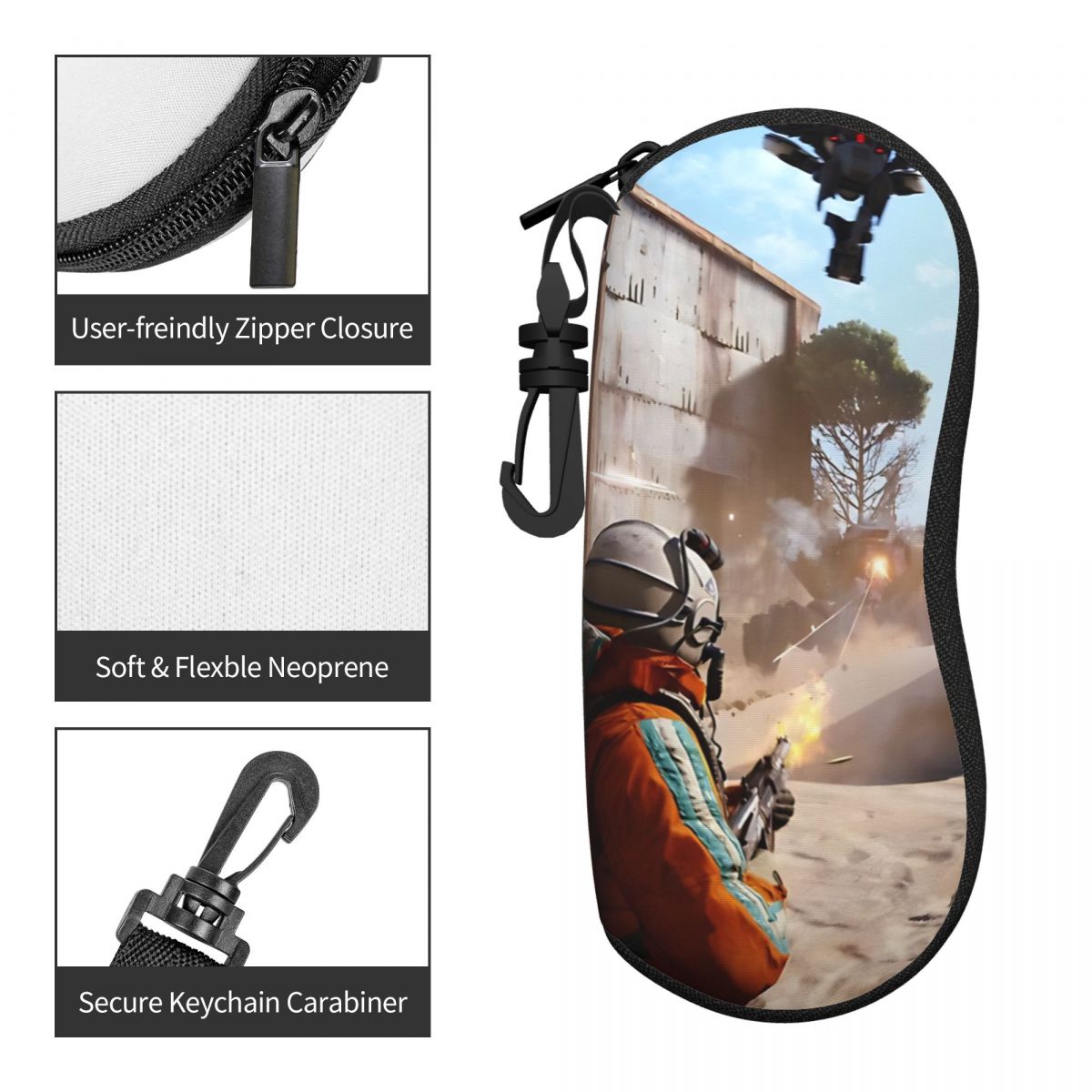 ARC Raiders Óculos Caso Jogos  - Travel Reading Accessories avaliação e preço