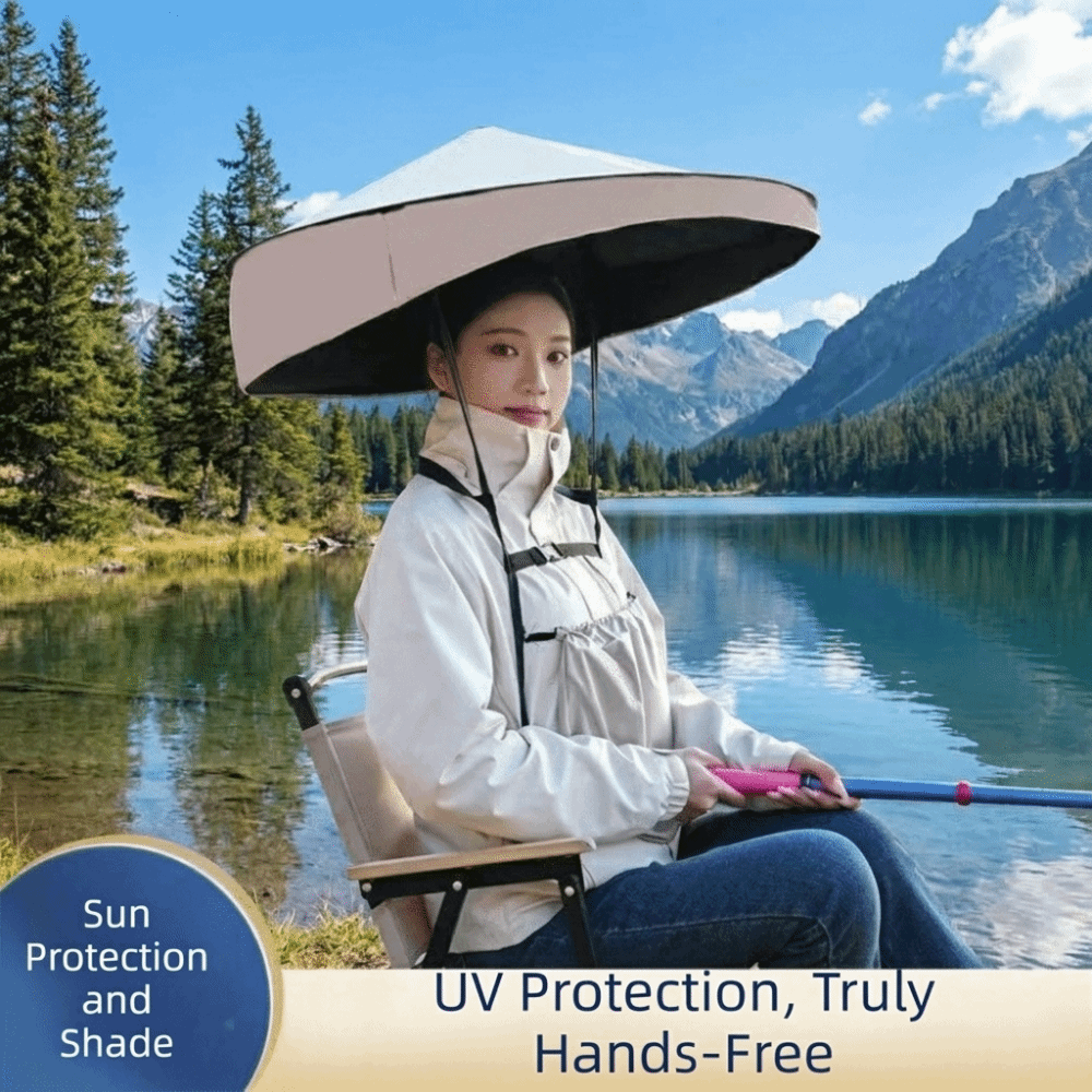 Chapéu Guarda-Chuva de Nylon P - Travel Umbrella Compact avaliação e preço
