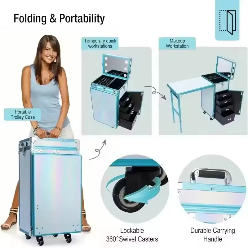 NOVO Estojo de Maquiagem Dobrá - Travel Accessories In Train avaliação e preço