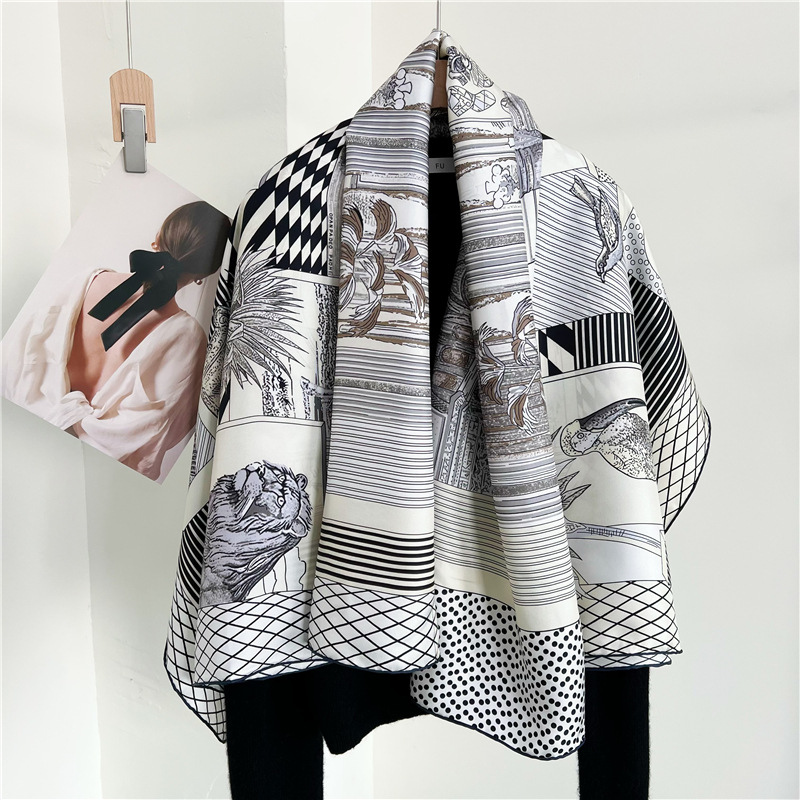 Lenços Grandes de Seda de Grif - Travel Accessories Designer avaliação e preço