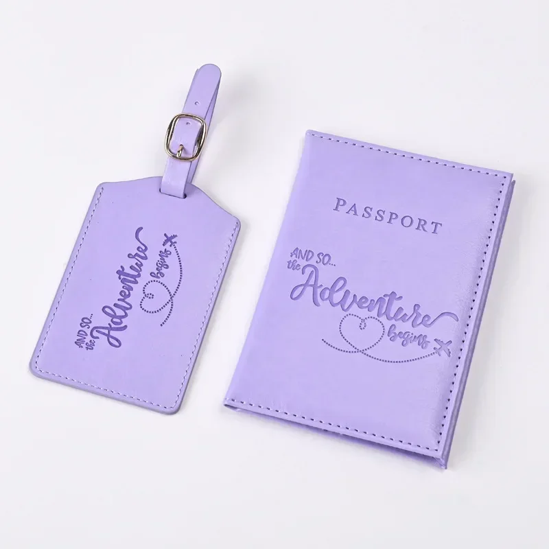 Novo roxo couro do plutônio ti - Travel Accessories Passport Holder avaliação e preço