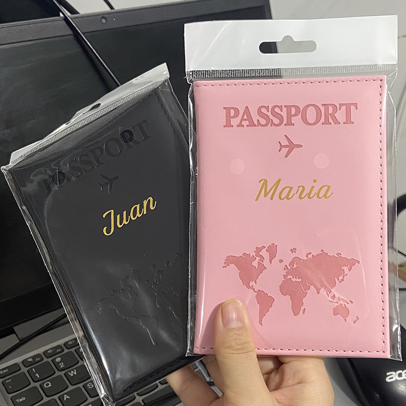 Nome personalizado da cor dour - Travel Accessories Passport Holder avaliação e preço