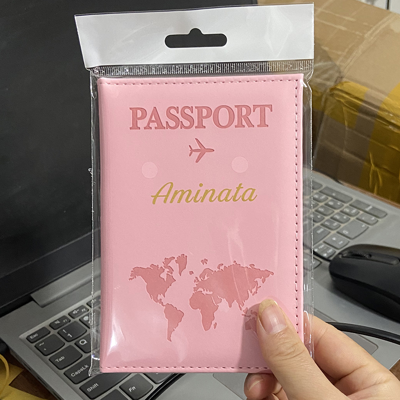 Nome personalizado da cor dour - Travel Accessories Passport Holder avaliação e preço