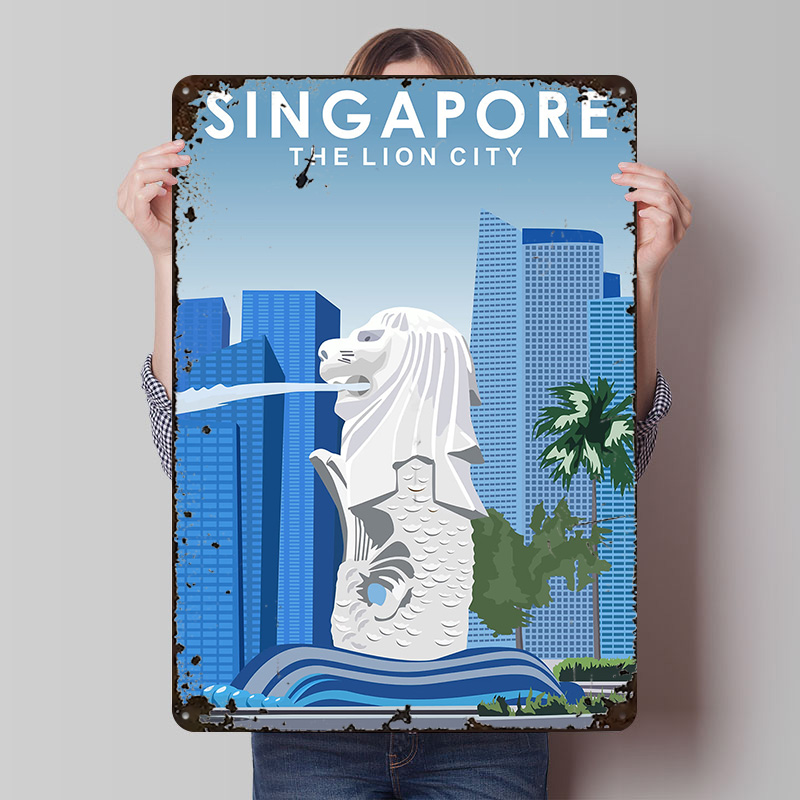 Pôster de Metal Personalizado  - Travel Accessories Singapore avaliação e preço
