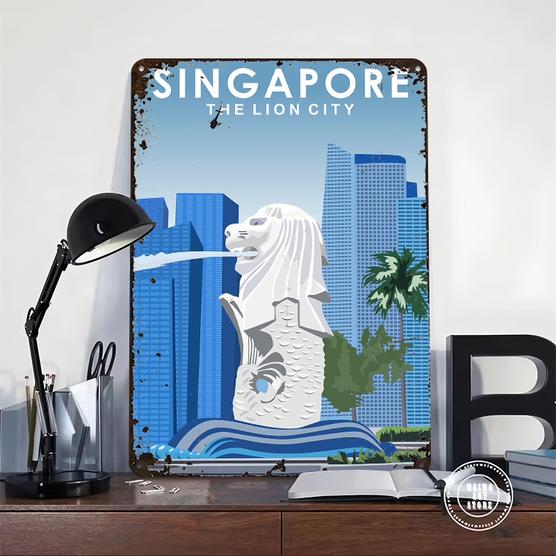 Pôster de Metal Personalizado  - Travel Accessories Singapore avaliação e preço