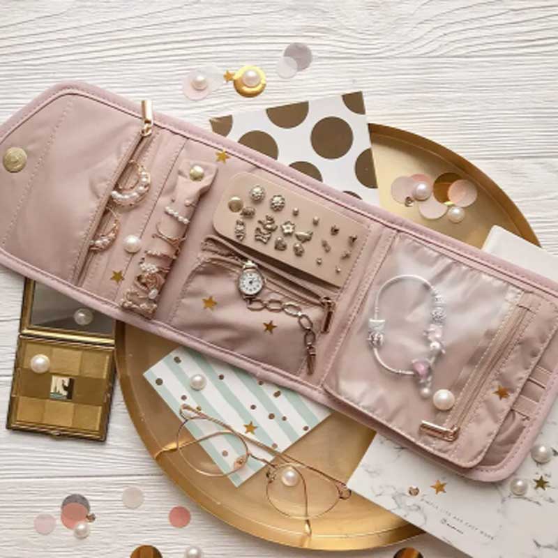 Rolo de jóias dobrável conveni - Travel Jewellery & Accessories Organiser avaliação e preço