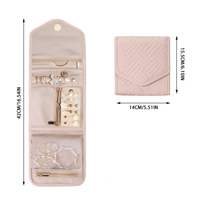 Rolo de jóias dobrável conveni - Travel Jewellery & Accessories Organiser avaliação e preço
