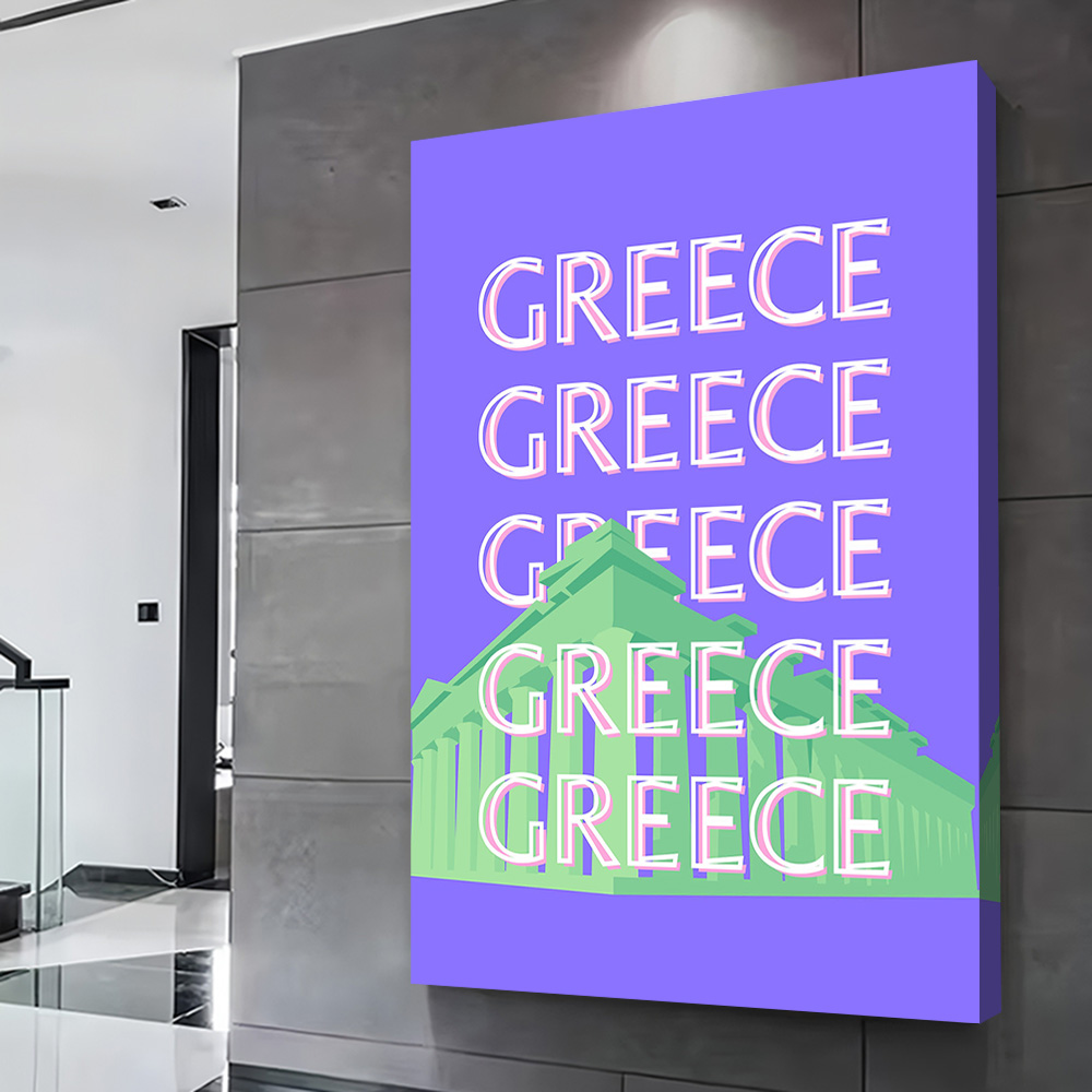 Grécia cartaz de viagem person - Travel Accessories Greece avaliação e preço