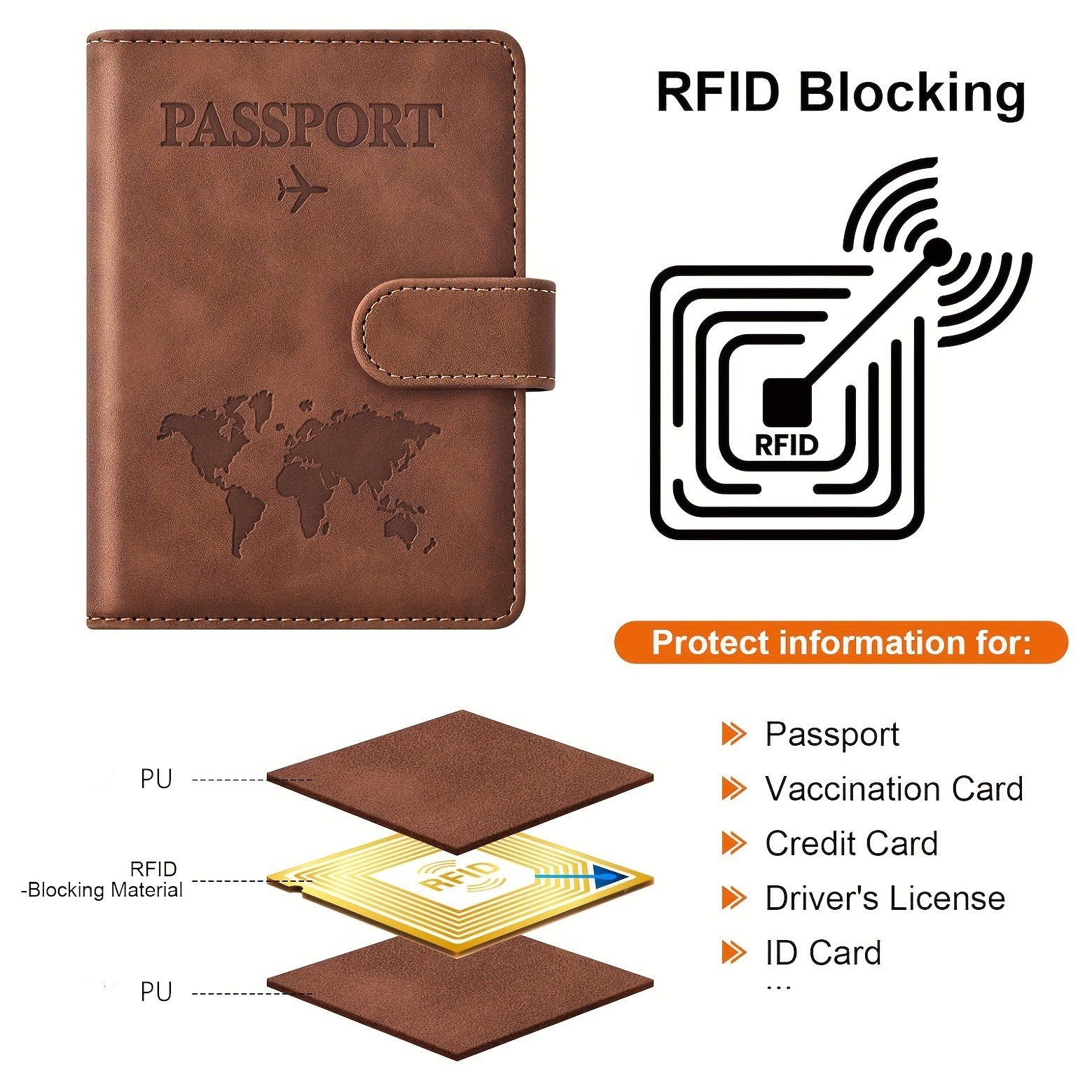 Porta-passaporte, capa para pa - Travel Accessories Passport Holder avaliação e preço