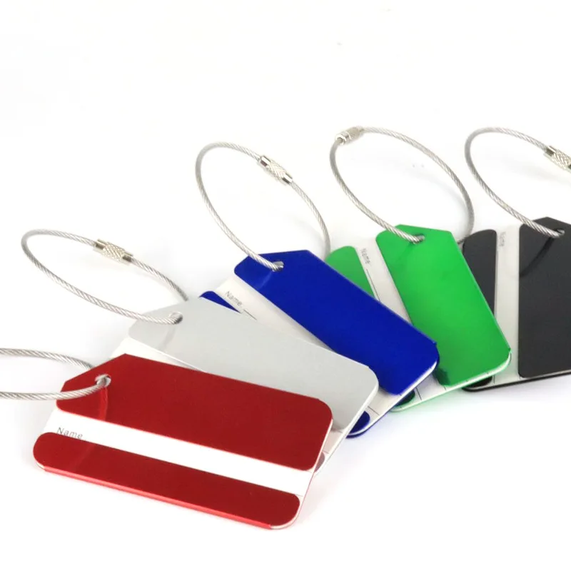 1pc liga de alumínio etiqueta  - Travel Accessories In Train avaliação e preço