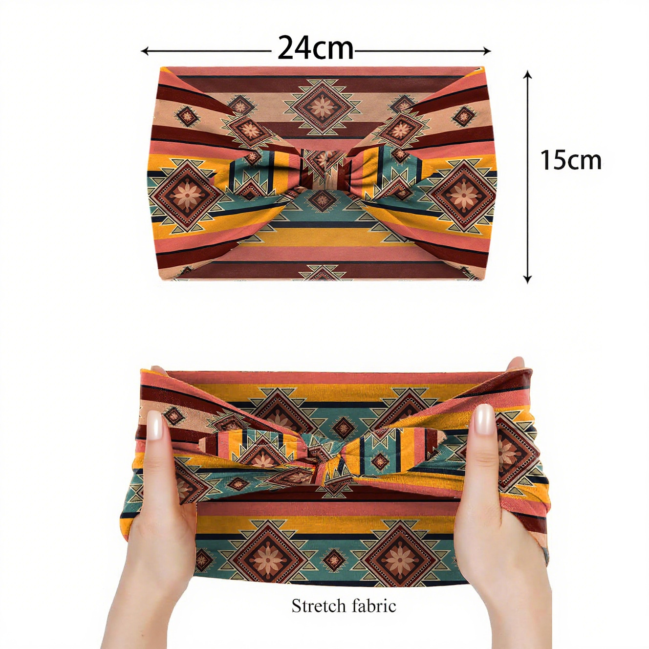 Faixas de Cabelo Largas Étnica - Travel Yoga Accessories avaliação e preço