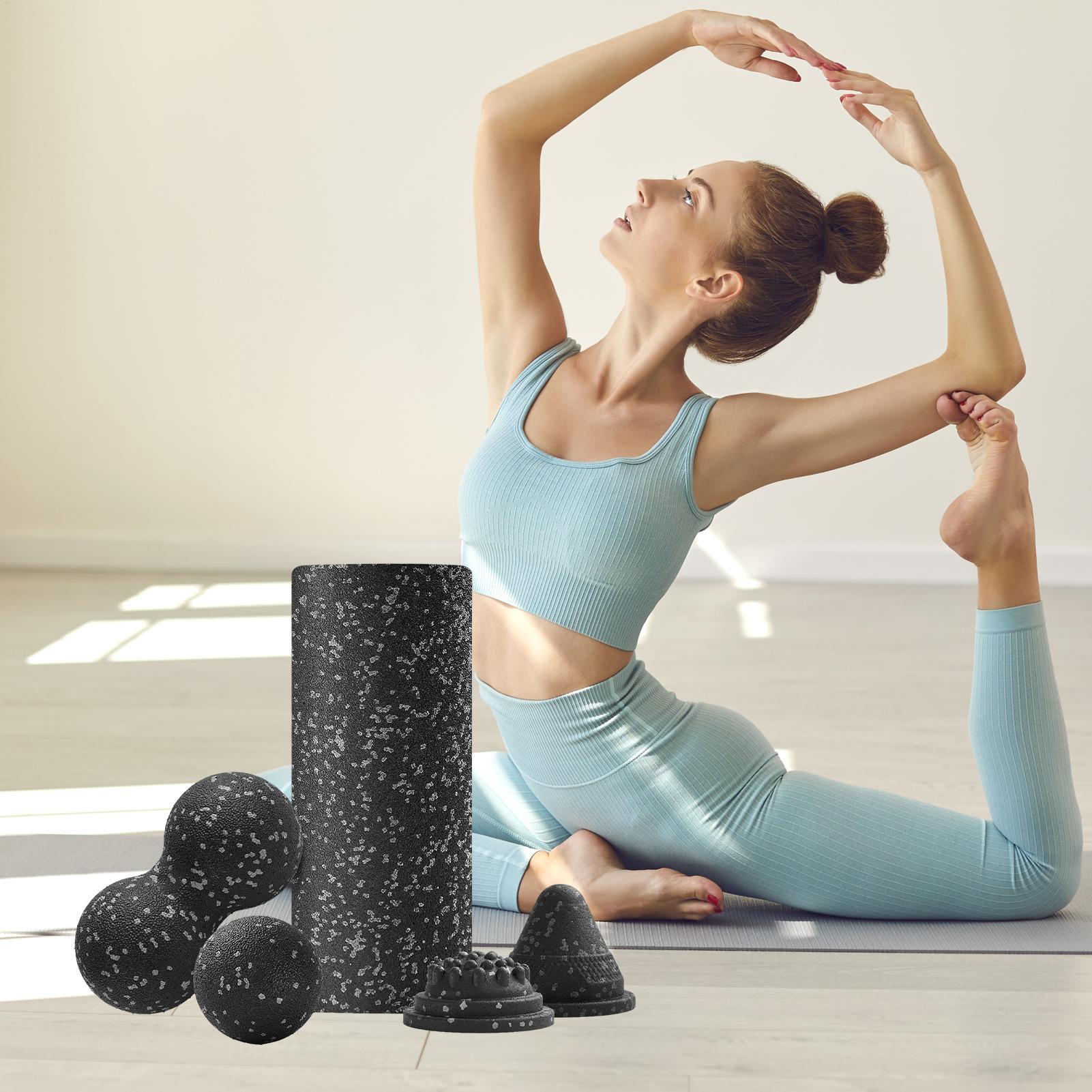 Rolo de yoga exercício rolo de - Travel Yoga Accessories avaliação e preço