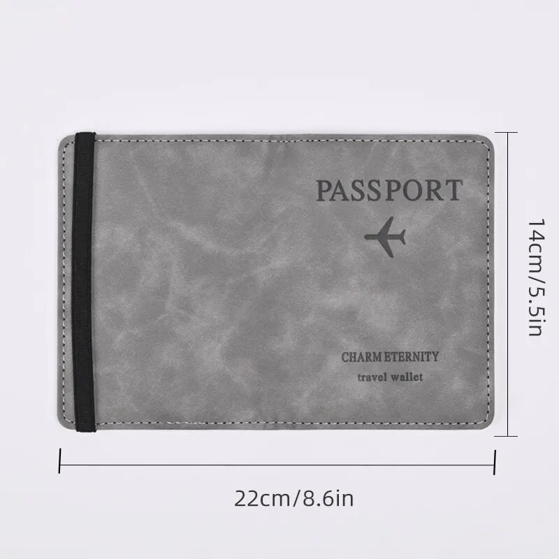 PU Leather Hand Carry Carteira - Travel Accessories Passport Holder avaliação e preço