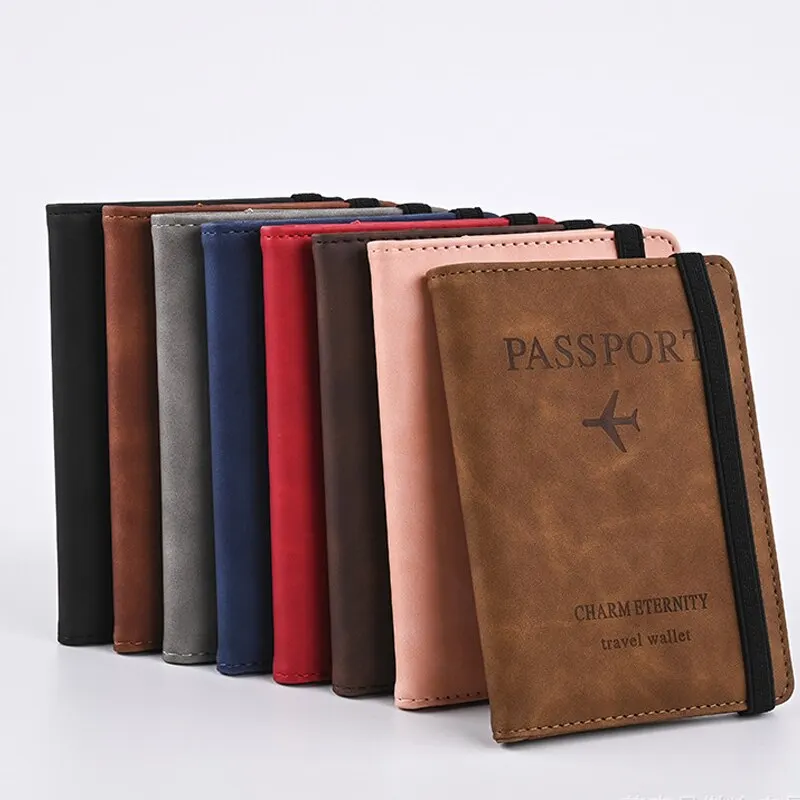 PU Leather Hand Carry Carteira - Travel Accessories Passport Holder avaliação e preço
